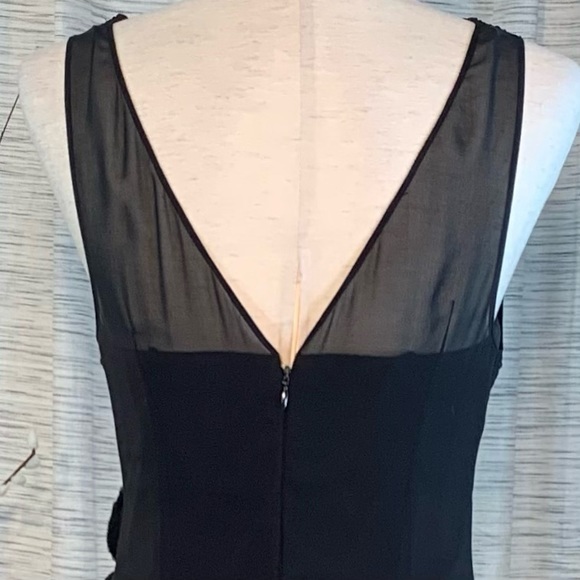 Rickie Freeman Teri Jon black sleeveless party dress. - Picture 11 of 16